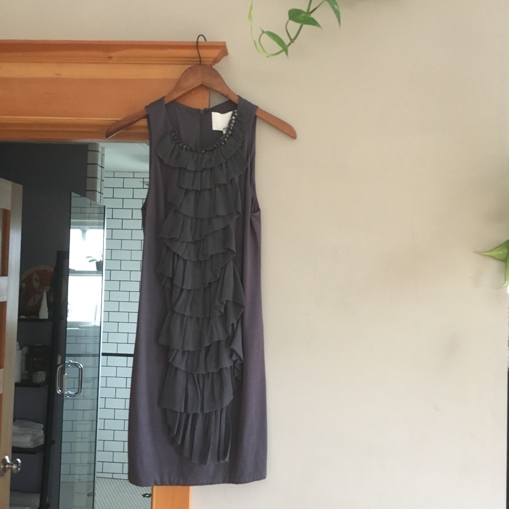 3.1 Phillip Lim Ruffled Dress with Rhinestones NWT
